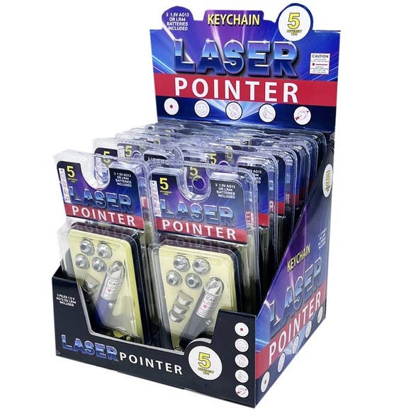 5-Head Laser Pointer Countertop Display