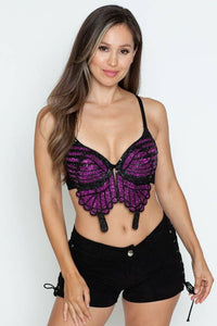 Glitter Butterfly Top