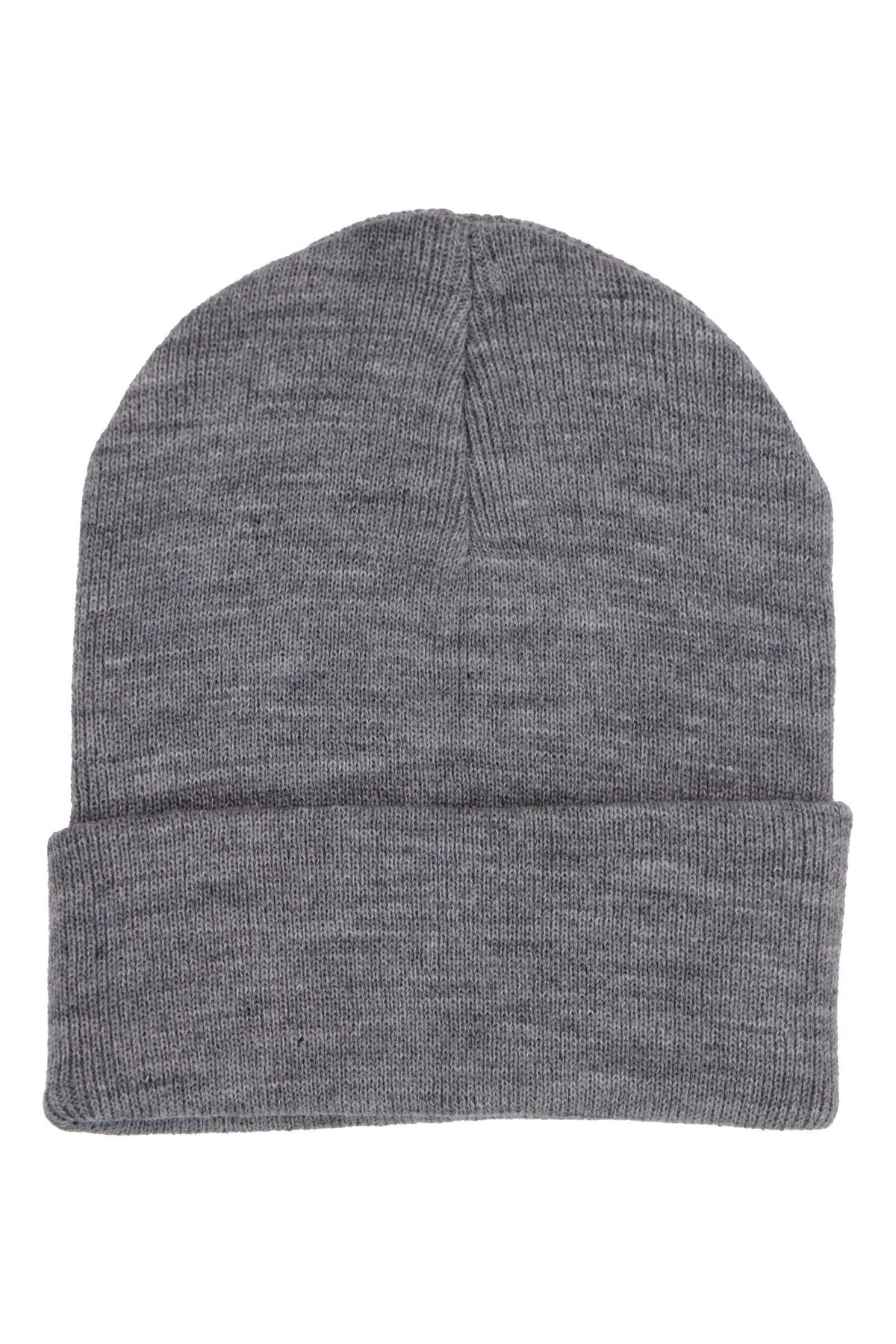 Adults Classic Solid Acrylic Cuffed Beanie