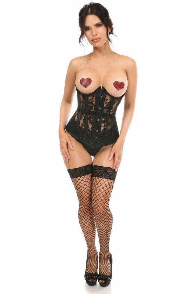 Black Lace Corset