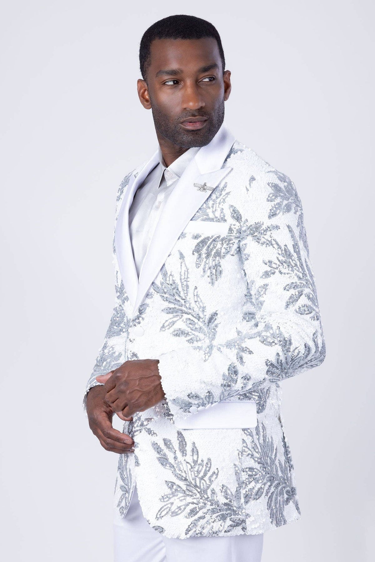Baroque Sequins Luxury Blazer