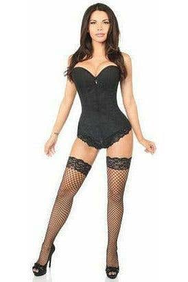 Black Cotton Corset