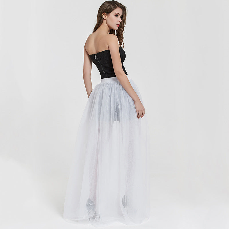 Open Front Skirt ONE SIZE
